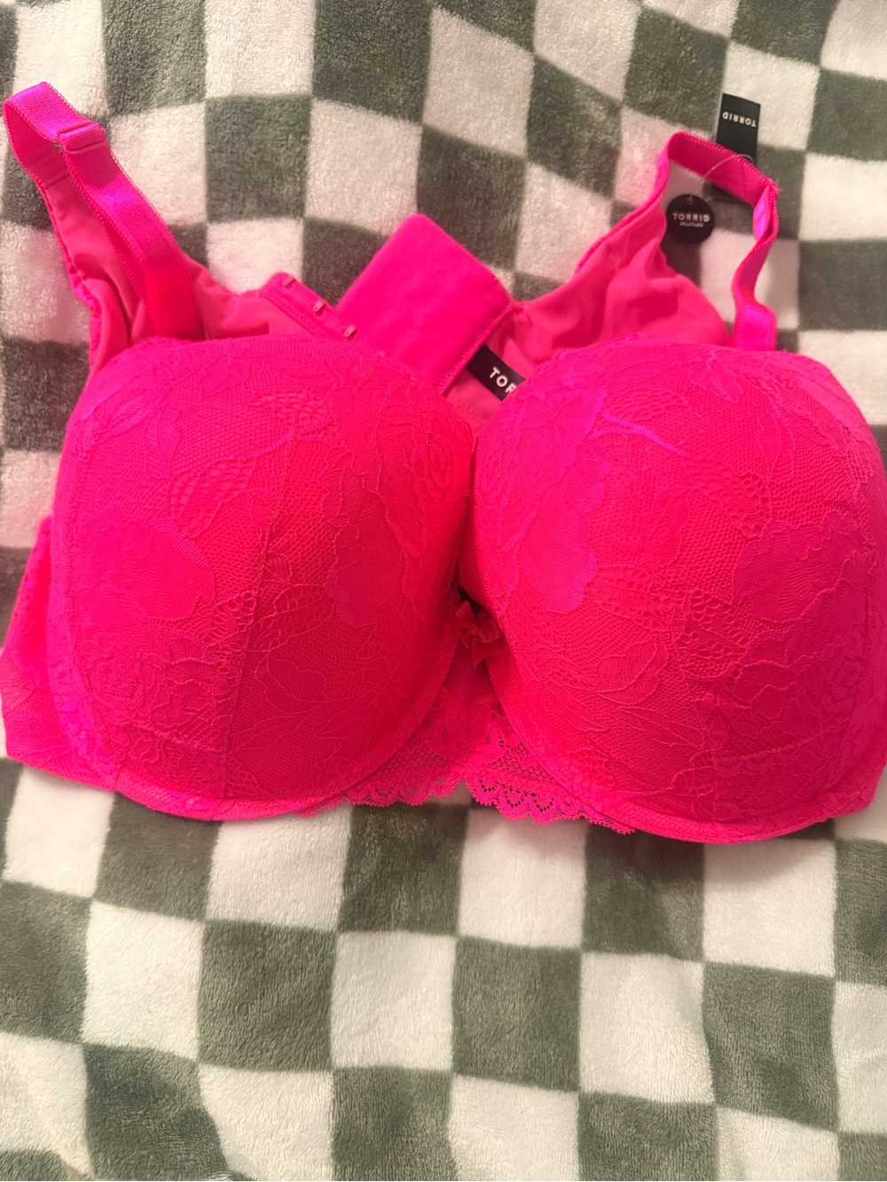 42DD Lace pink bra